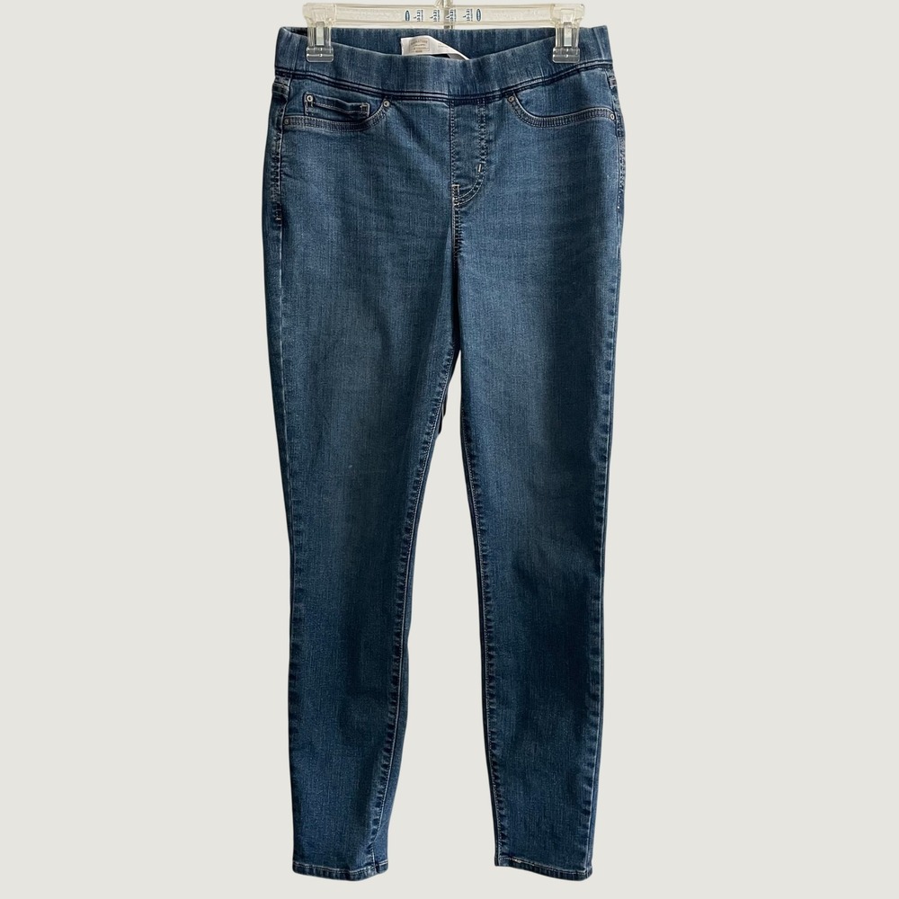 Signature by Levi Strauss Gold Label Totally Shaping Pull-On Skinny Jeans Blue